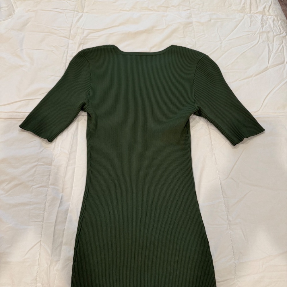 ZIMMERMANN POPPY KNIT TEE Size 0 Olive - Picture 6 of 7